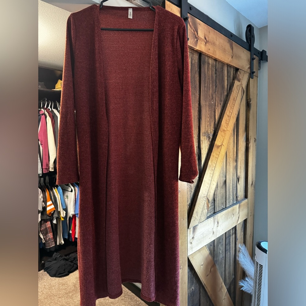 Burnt Orange Cardigan
